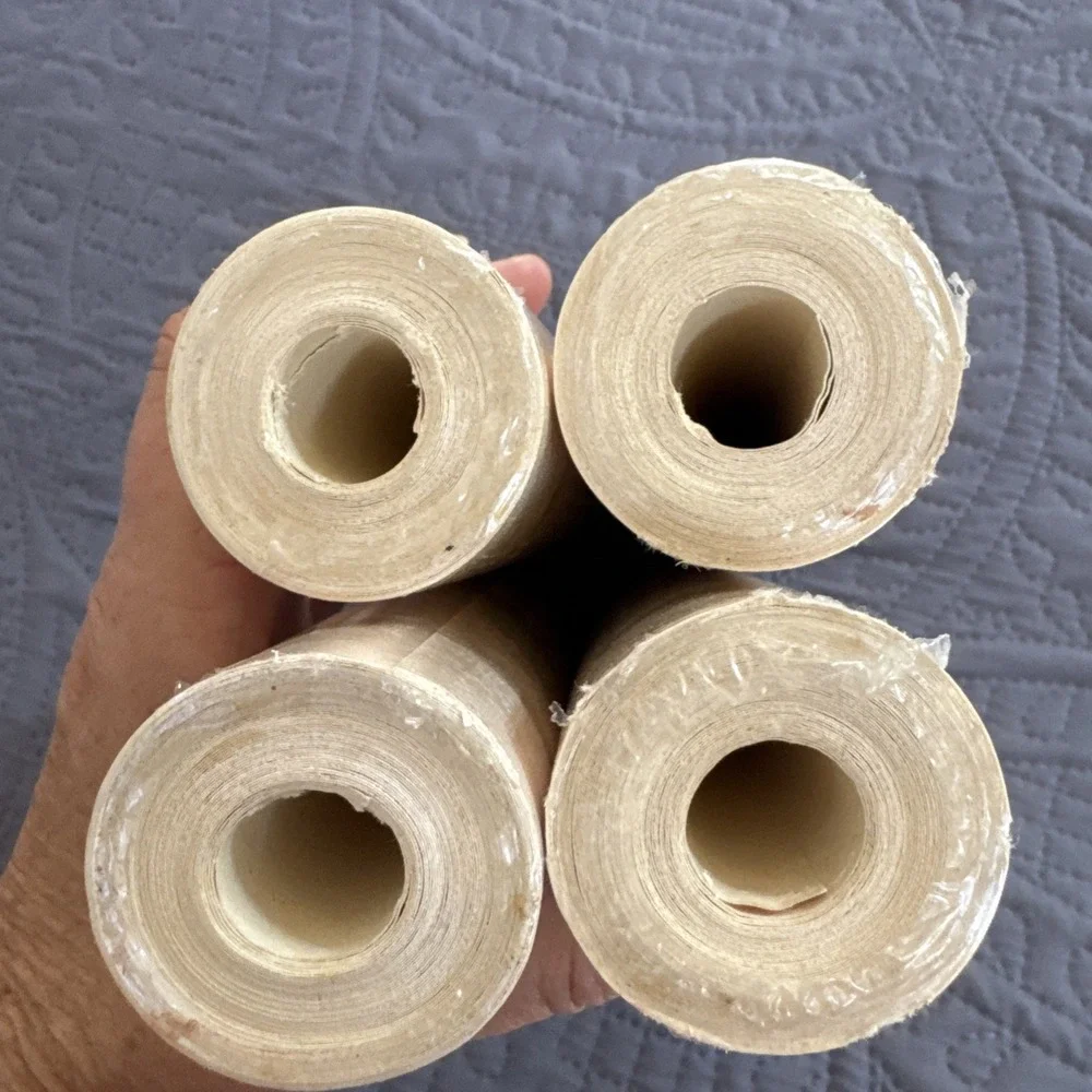 Vintage 90s Lot Of 4 Cottage Core Floral Wallpaper Border Prepasted 15 feet X 4